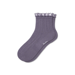 Women's Ruffle Lace Quarter Socks