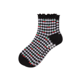 Women's Ruffle Rib Quarter Socks