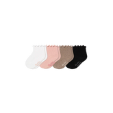 Baby Ruffle Rib Calf Sock 4-Pack (0-6 Months)