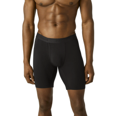 Men's Cotton Modal Blend Long Boxer Brief 8"