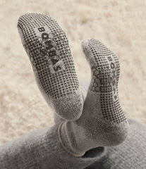 Men’s Roll-Top Merino Blend Gripper House Sock