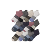 Men’s Tri-Block Ankle Sock 12-pack