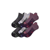 Women's Merino Wool Blend Run Quarter Sock 6-Pack