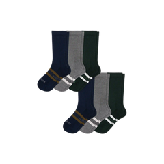 Men's Everyday Compression Knee High Sock 6-Pack (15-20mmHg)