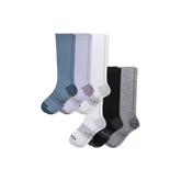 Women's Medical Grade Compression Knee High Sock 6-Pack (20-30mmHg)
