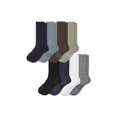 Men's Modern Rib Calf Sock 8-Pack