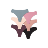 Women's No Show High Rise Brief 6-Pack