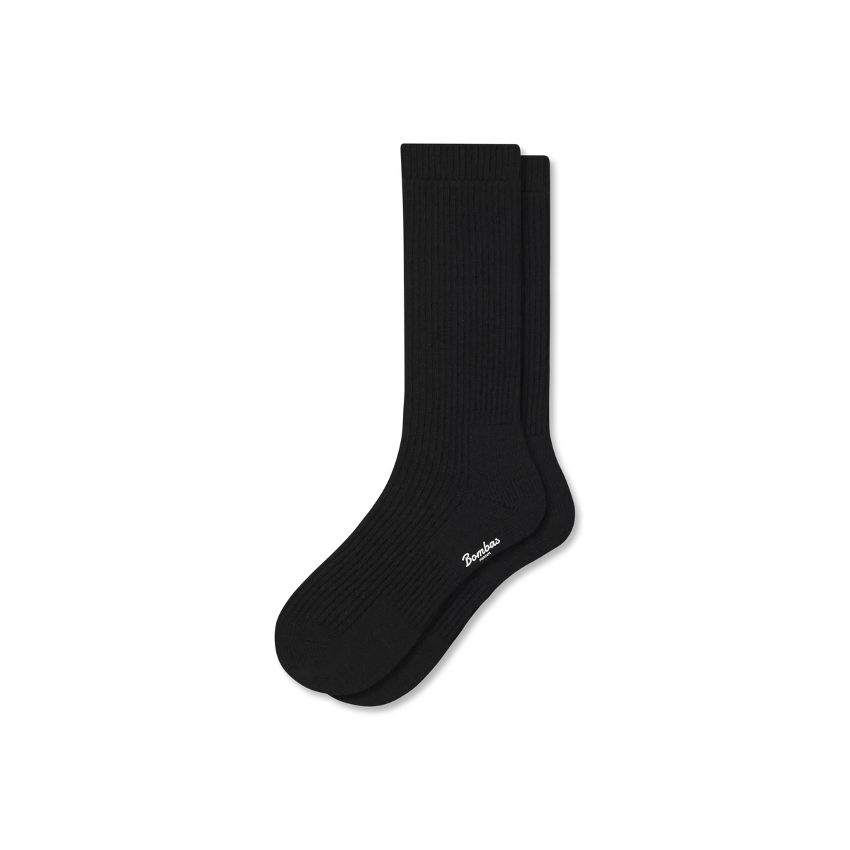 Women's Merino Cashmere Blend Fine Rib Calf Socks
