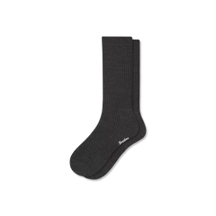 Men's Merino Cashmere Blend Fine Rib Calf Socks