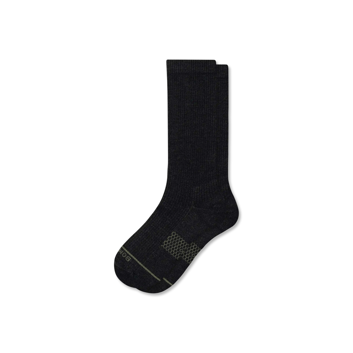 Men's Merino Wool Blend Modern Rib Calf Socks