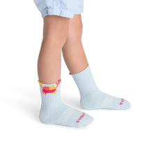 Junior Seaside Gripper Calf Sock 4-Pack