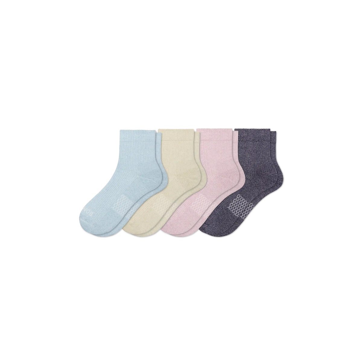Women's Modern Rib Quarter Sock 4-Pack
