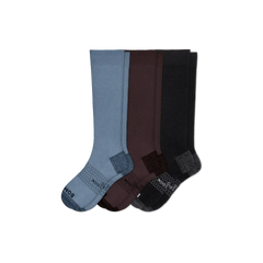 Men's Medical Grade Compression Knee High Sock 3-Pack (20-30mmHg)