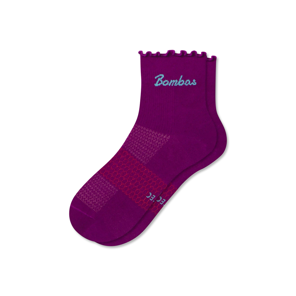 Women’s UltraLite Ruffle Sport Quarter Socks