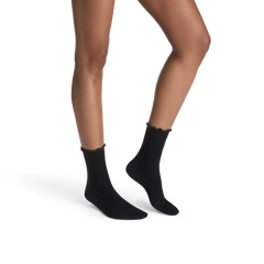 Women's Ruffle Rib Half Calf Sock 4-Pack