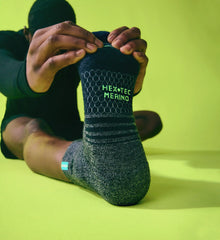 Men's Merino Wool Blend Run Quarter Sock 3-Pack