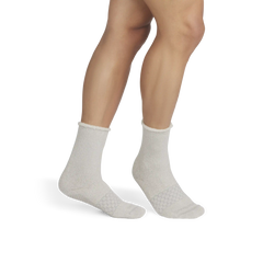 Men’s Roll-Top Merino Blend Gripper House Sock 3-Pack