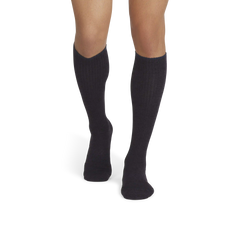 Men's Merino Wool Blend Everyday Compression Knee High Socks (15-20mmHg)