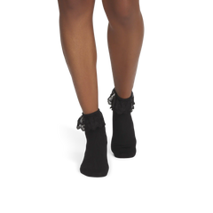 Women’s Ruffle Lace Quarter Sock 3-Pack