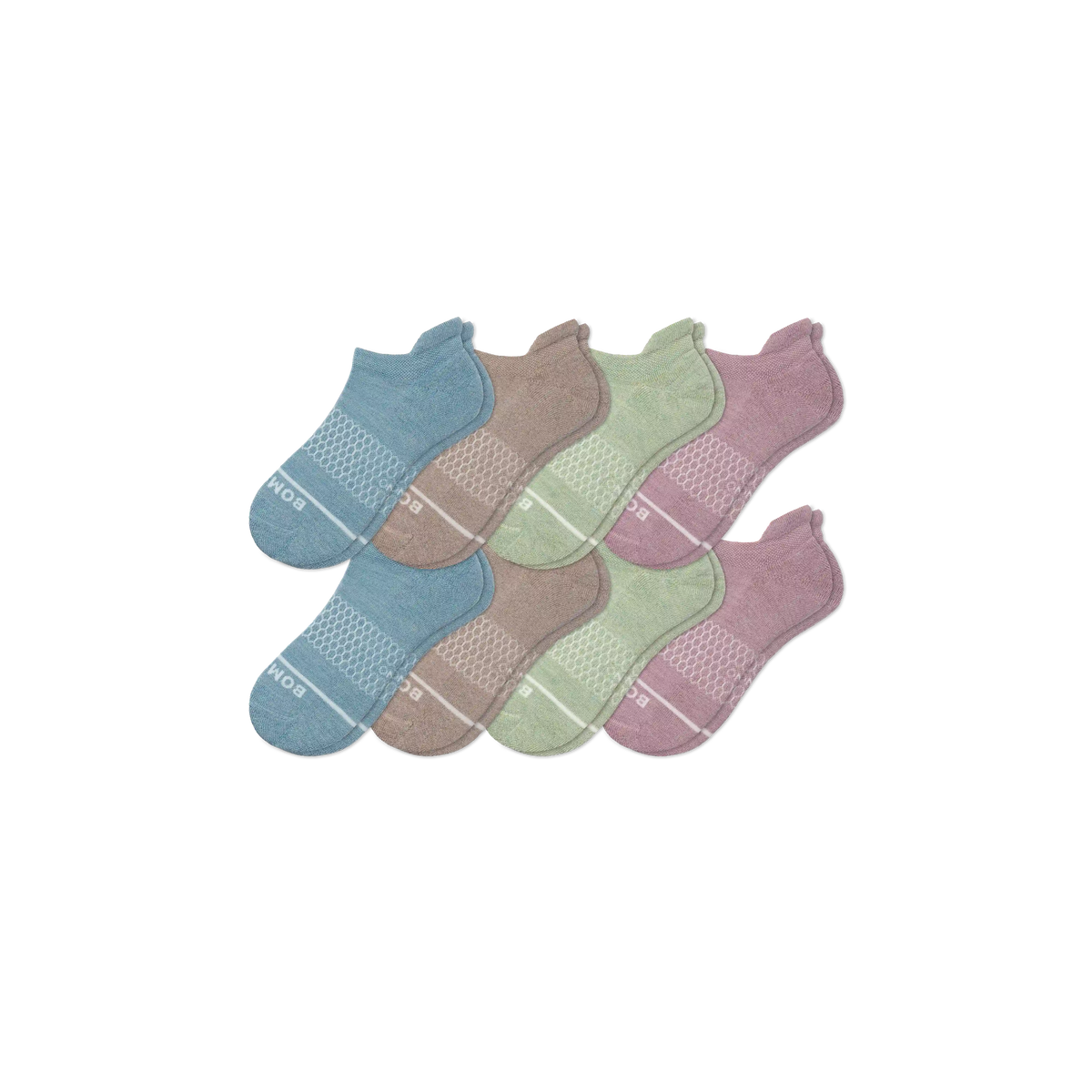 Women's Merino Wool Blend Ankle Sock 8-Pack