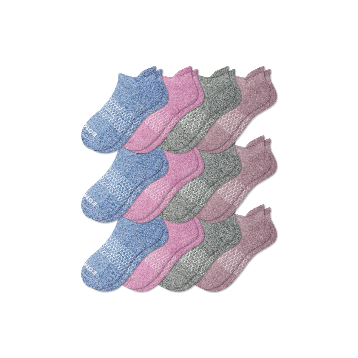 Women's Marl Ankle Sock 12-Pack