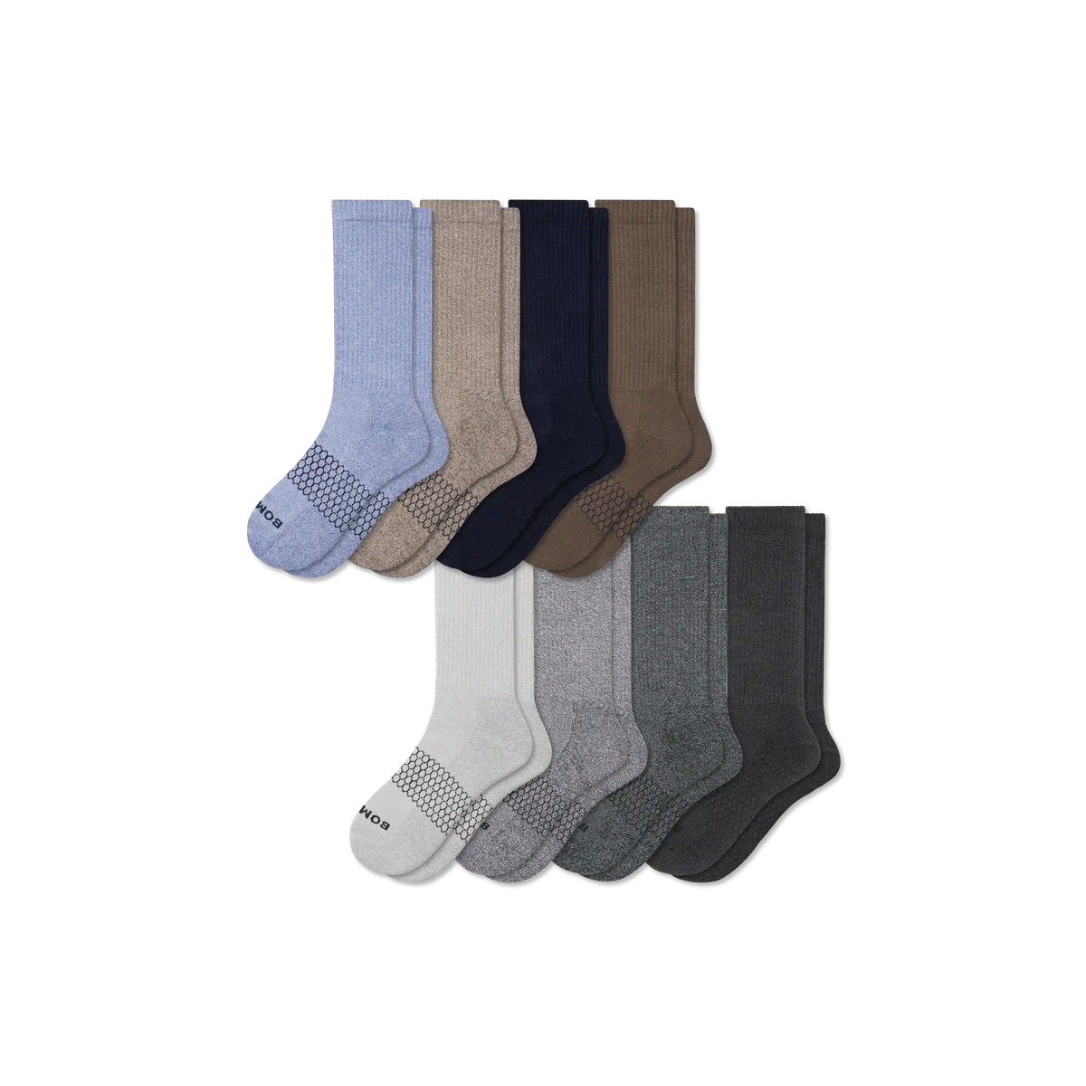 Men's Marl Calf Sock 12-Pack