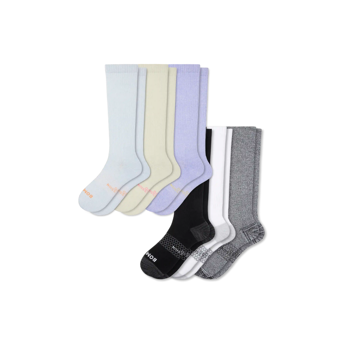 Women's Marl Half Calf Sock 8-Pack