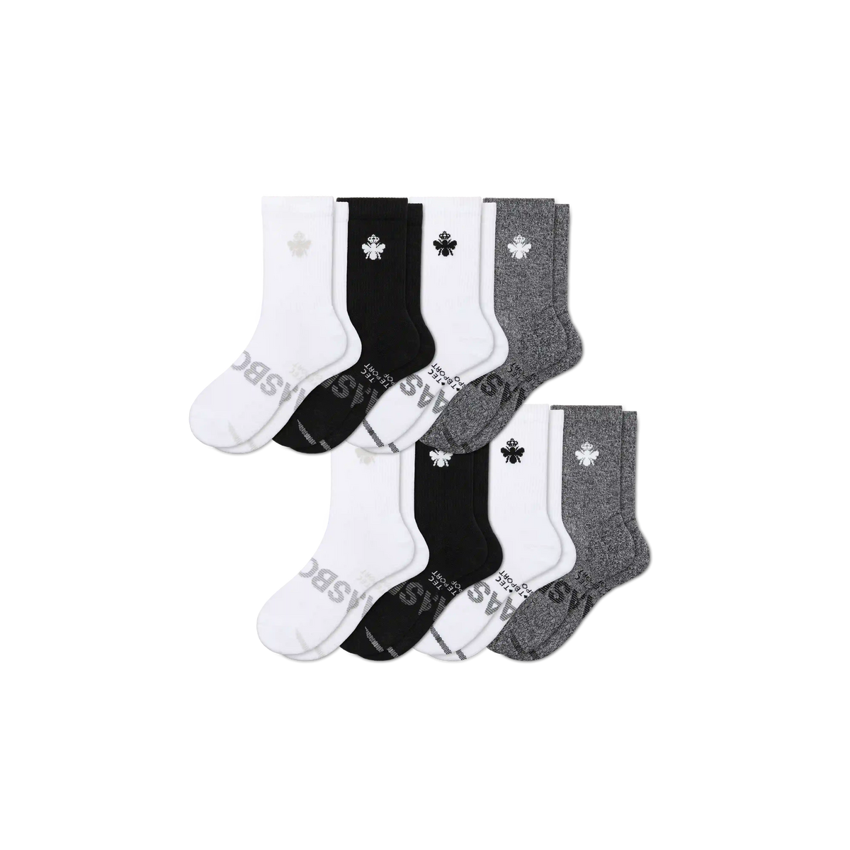 Women's All Sport Half Calf Sock 8-Pack