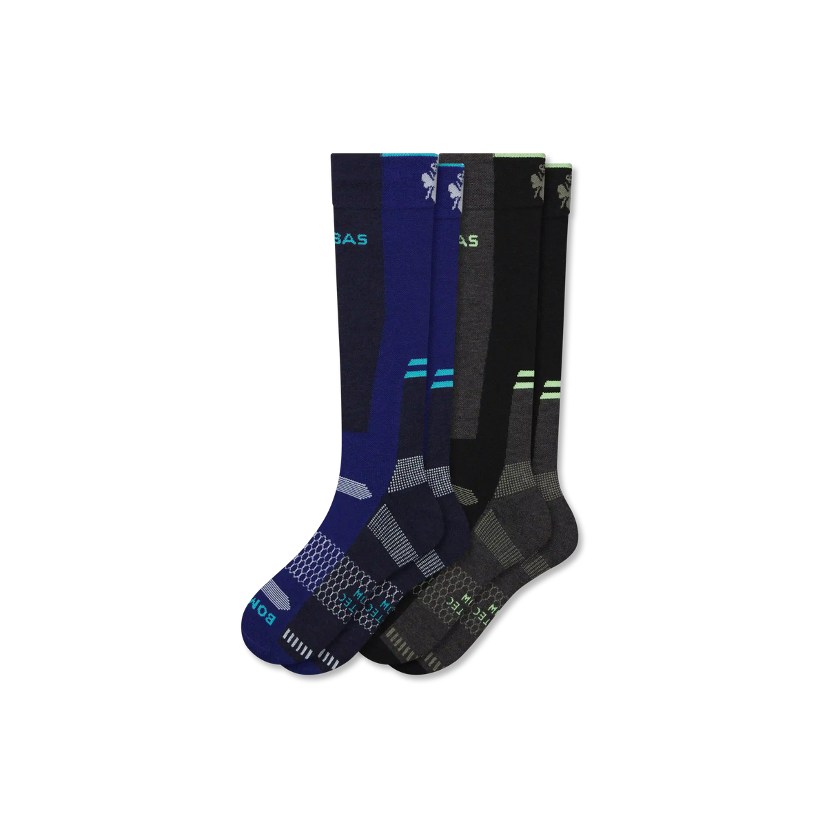 Women's Mid-Cushion Merino Wool Blend Ski & Snowboard Sock 2-Pack
