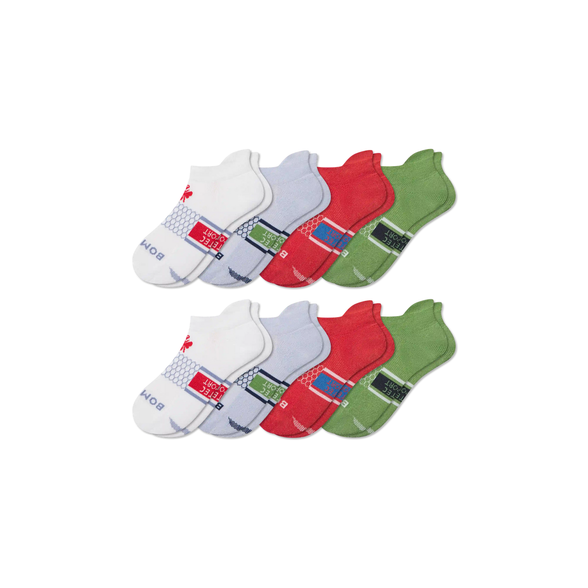 Youth All Sport Quarter Sock 8-Pack