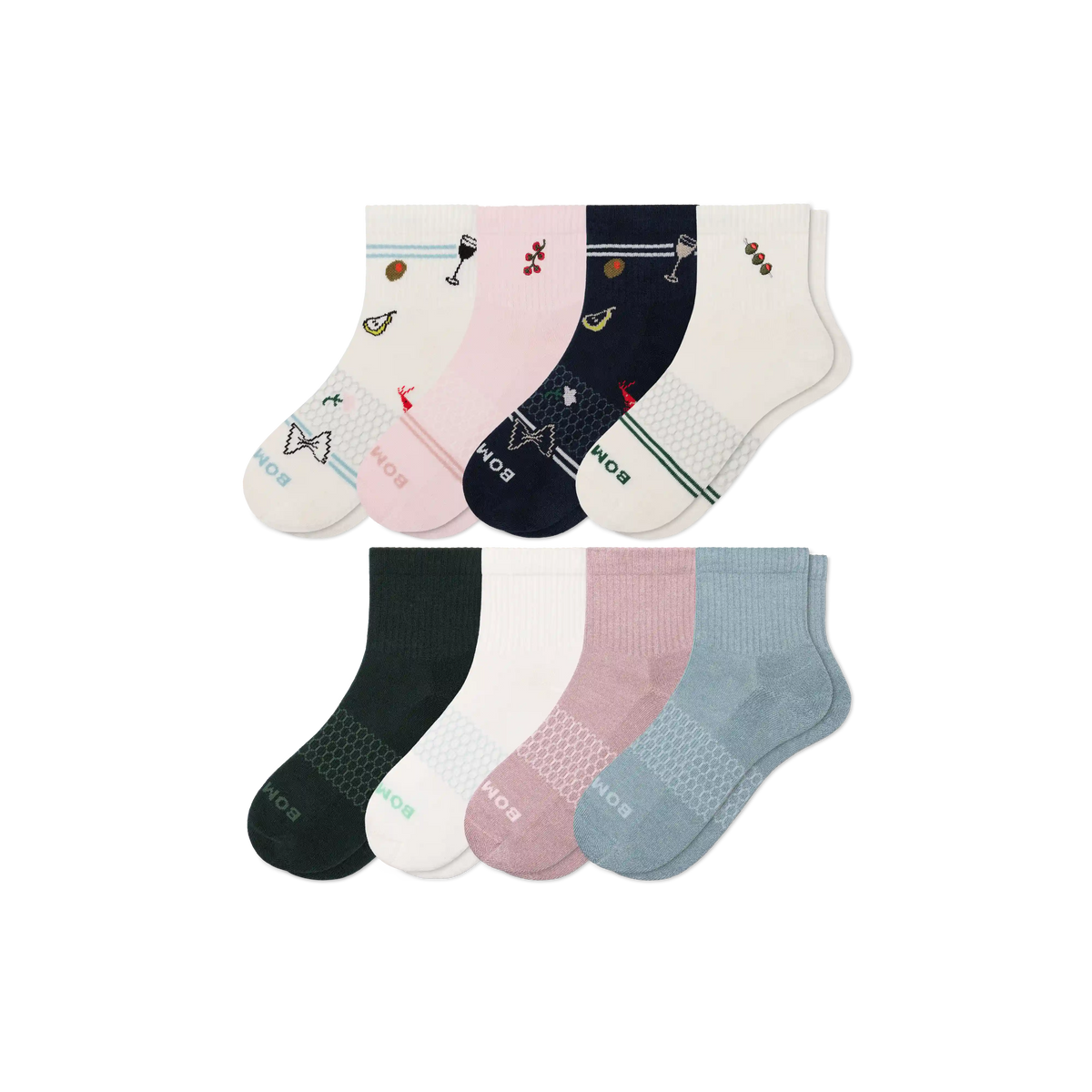 Women's Quarter Sock 8-Pack