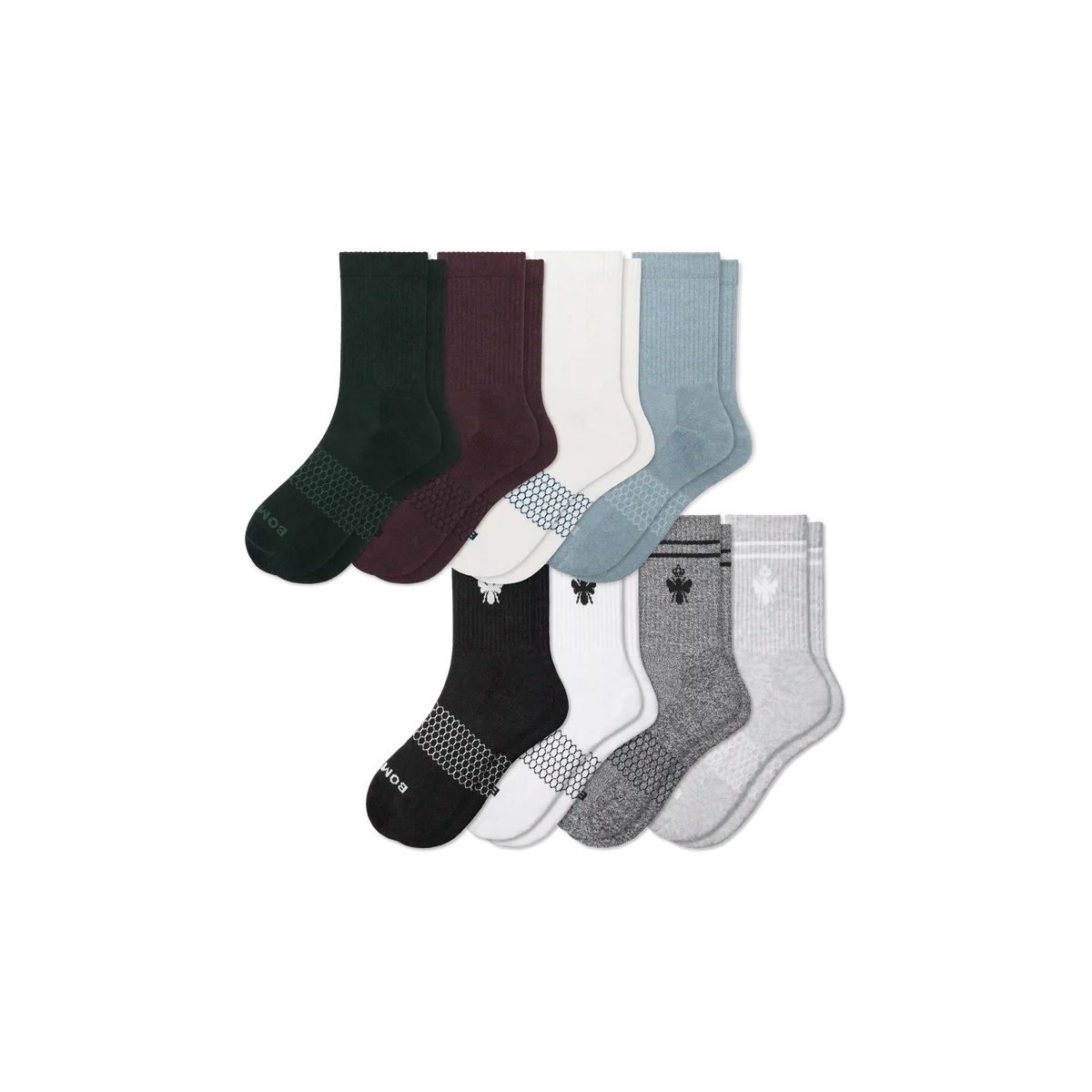 Men's Half Calf Sock 8-Pack