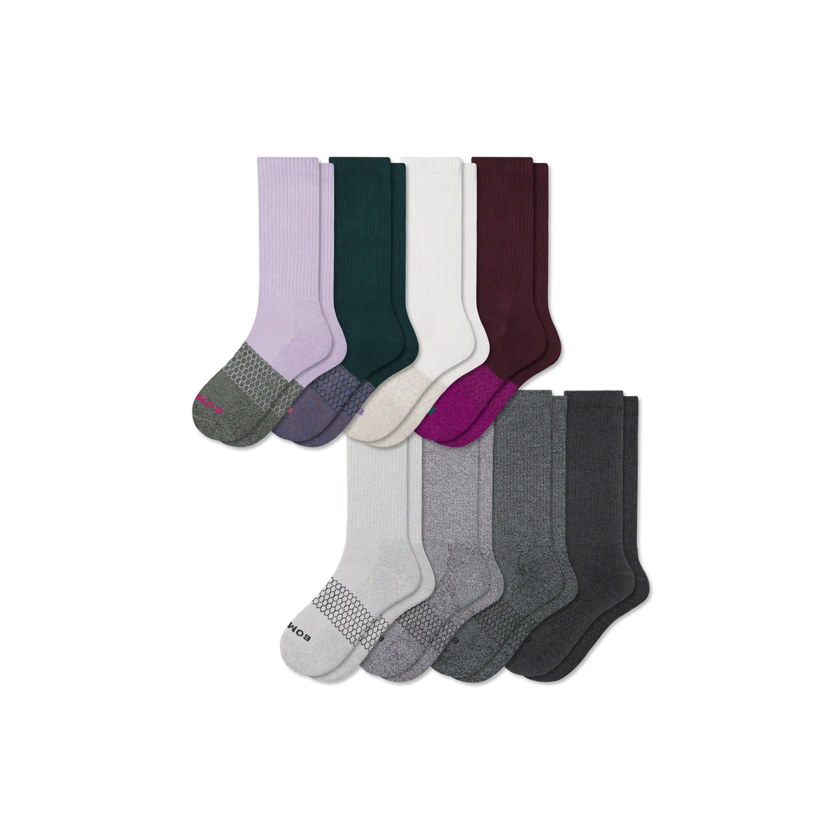 Women's Marl Calf Sock 8-Pack
