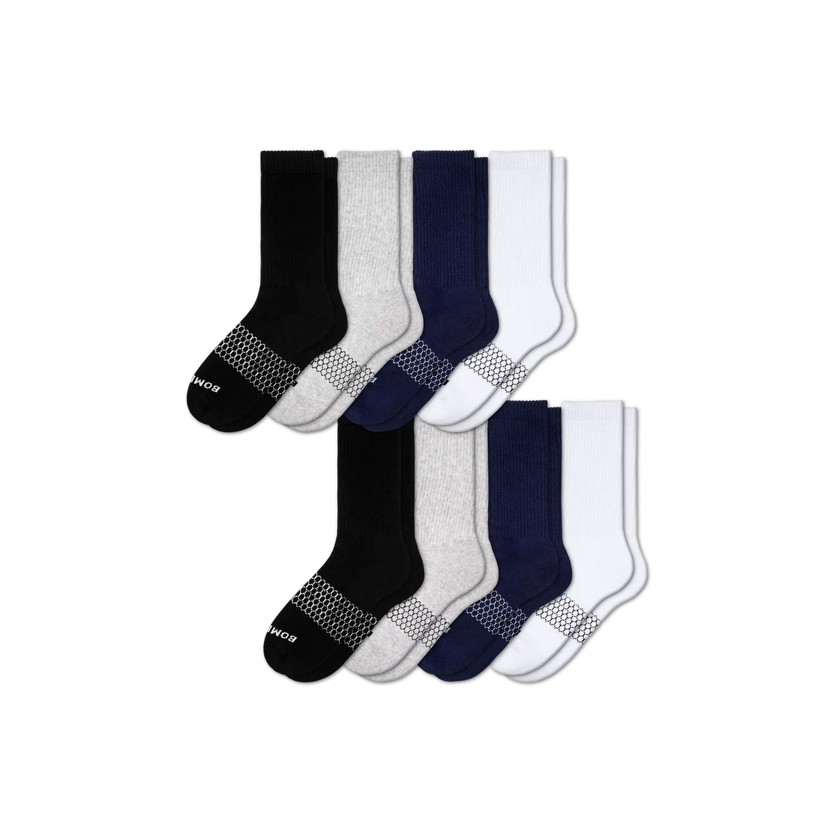 Women's Solids Calf Sock 8-Pack
