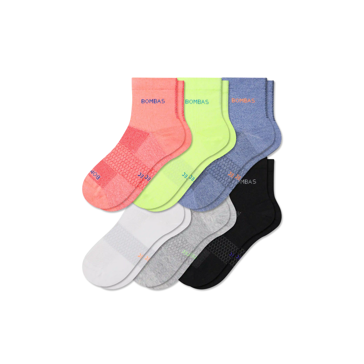 Women's UltraLite Sport Quarter Sock 6-Pack