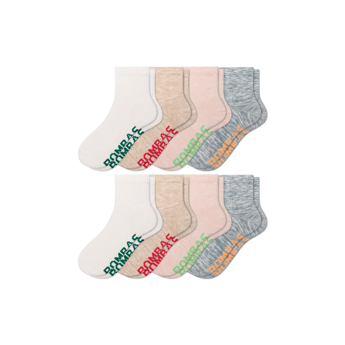 Women's Summer Ragg Quarter Sock 8-Pack
