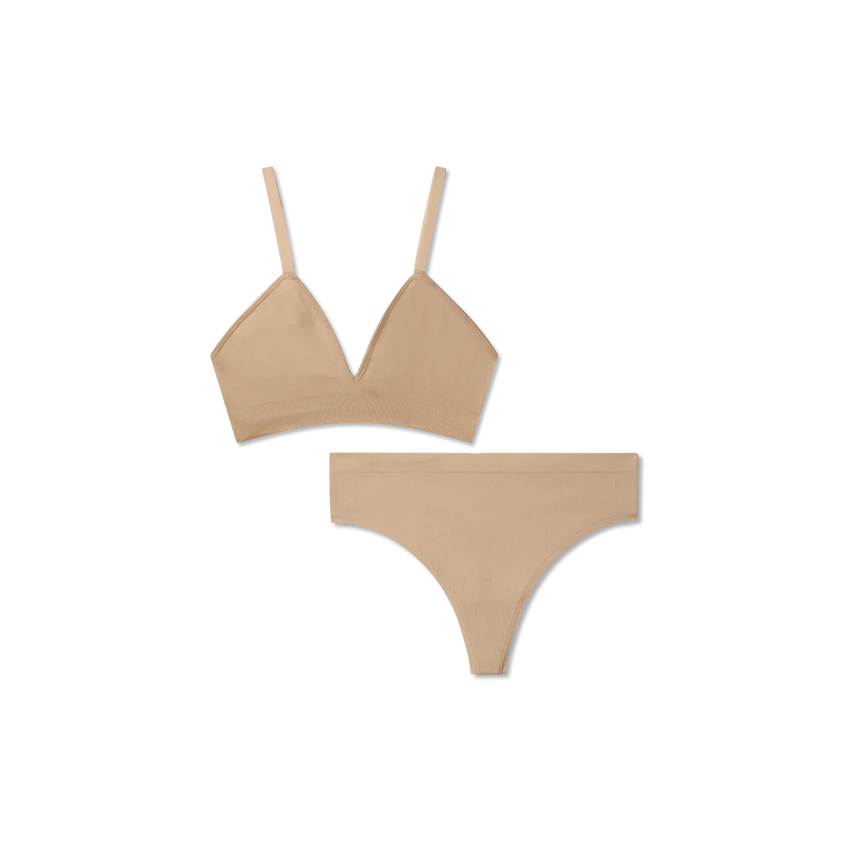 Women's Seamless Triangle Bralette + Thong Pack